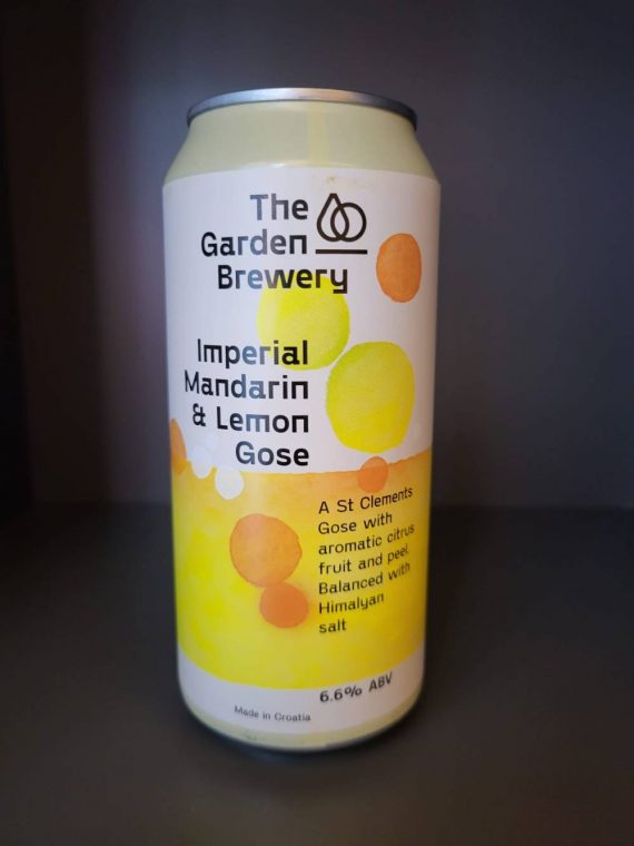 Garden - Imperial mandarin and Lemon Gose